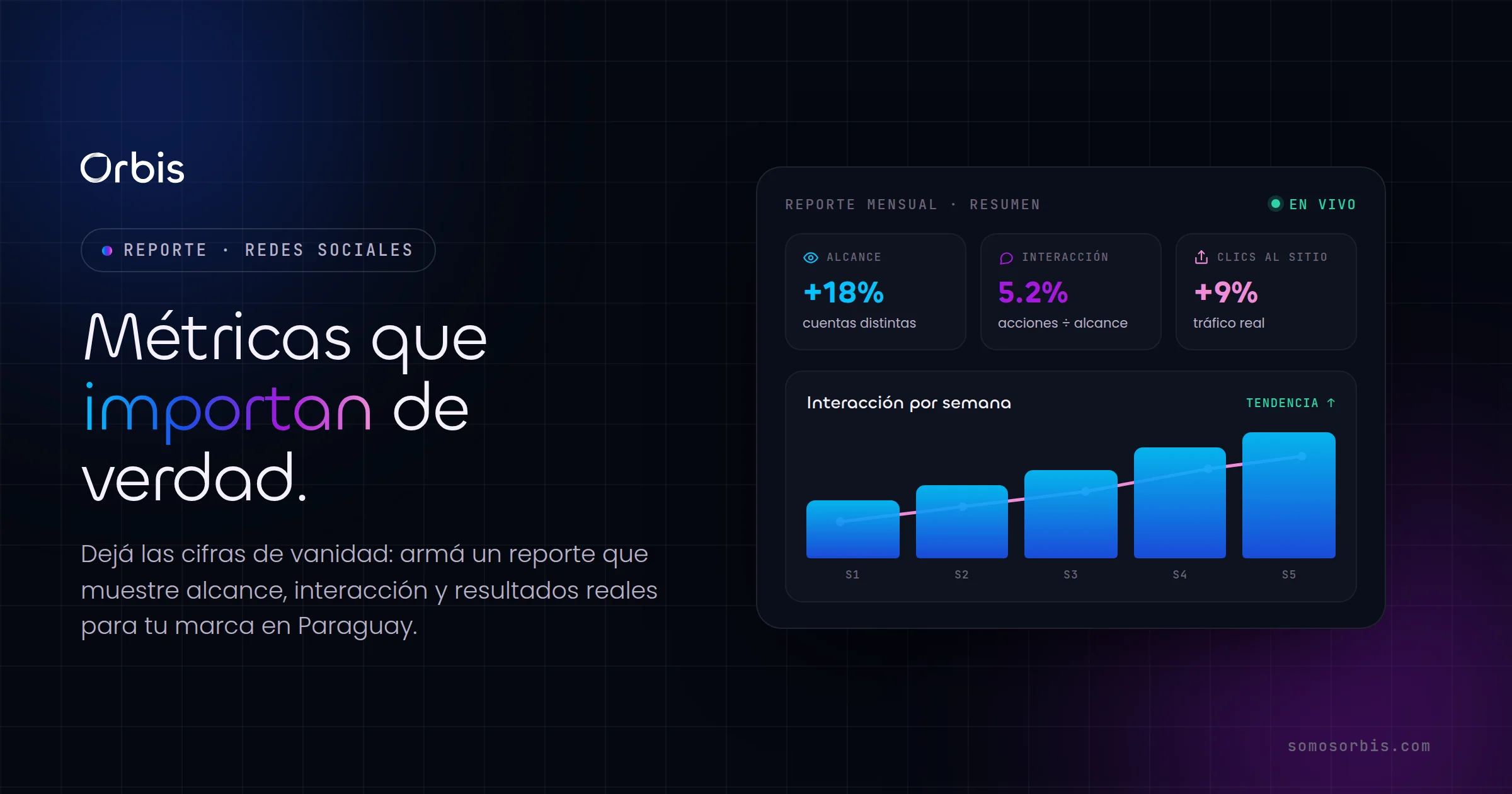 Reportes y métricas de redes sociales: qué medir de verdad en Paraguay