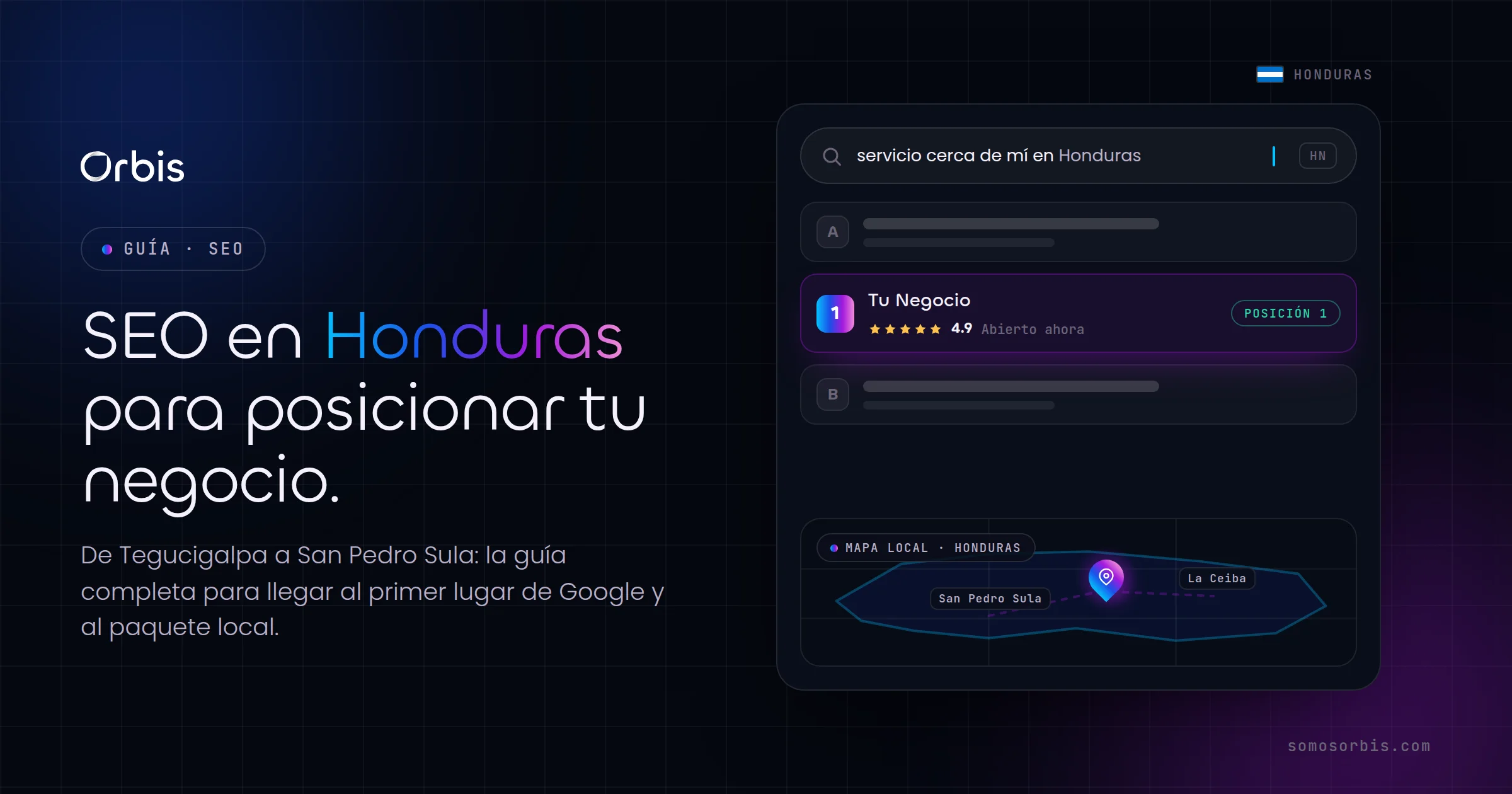 Guía completa de SEO en Honduras: posicionar tu negocio en Google desde Tegucigalpa hasta San Pedro Sula