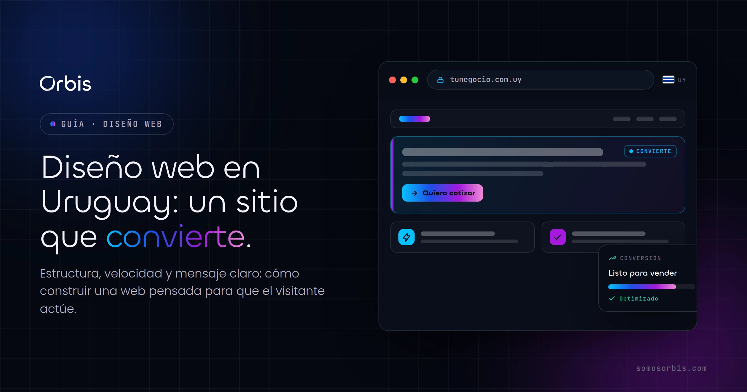 Guía de diseño web en Uruguay: cómo crear un sitio que convierte