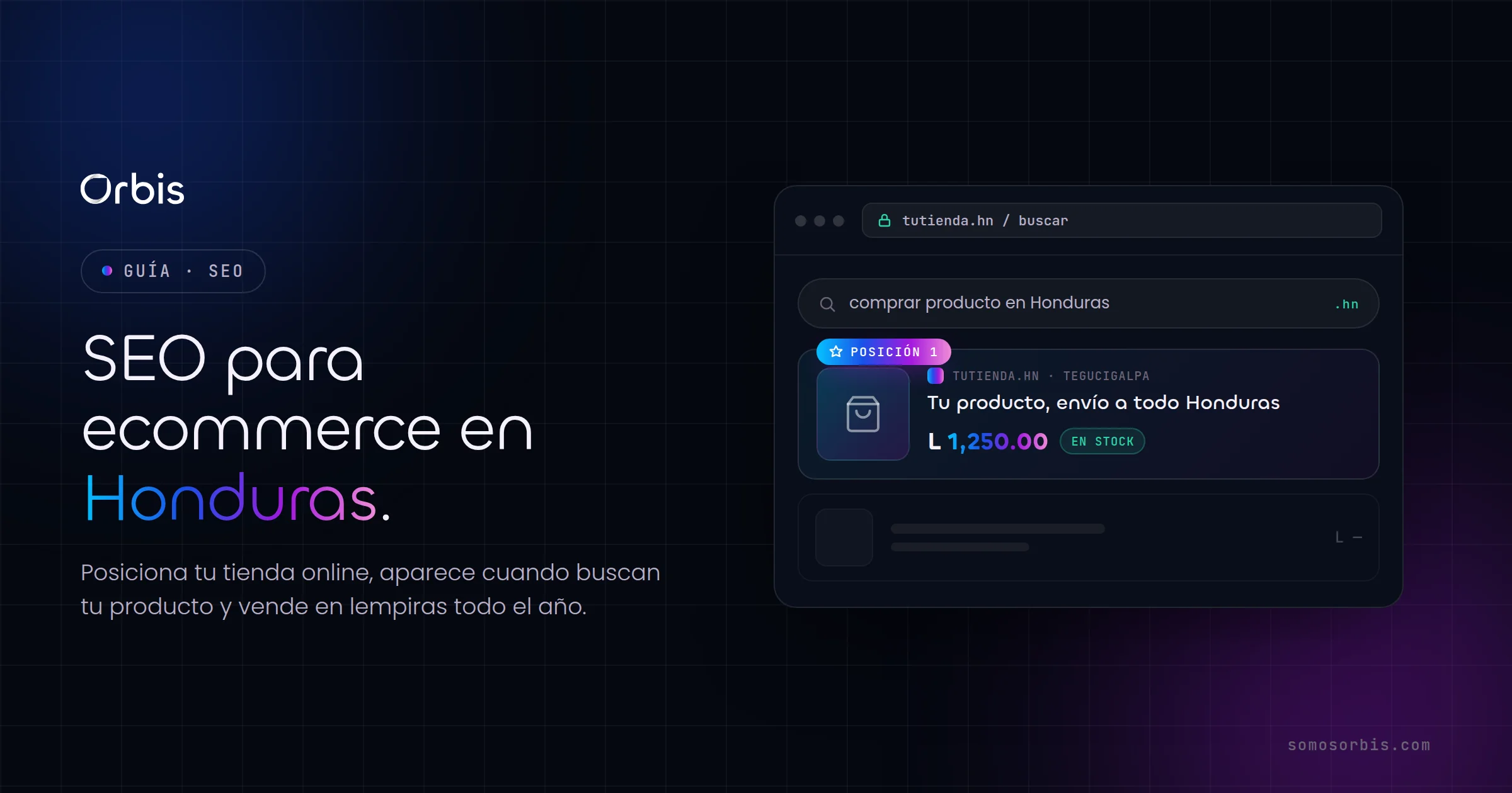SEO para ecommerce en Honduras: posicionar tu tienda online y vender en lempiras todo el ano