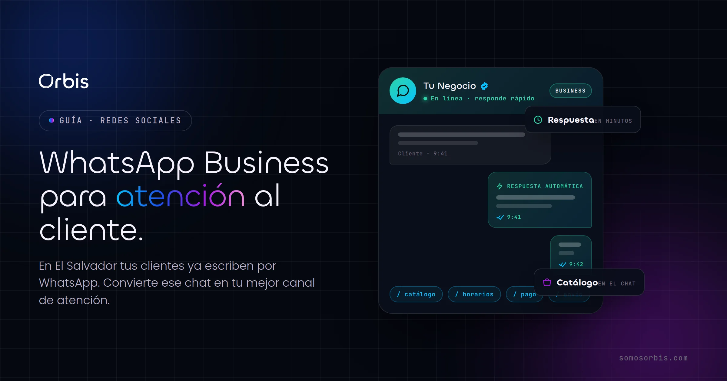 WhatsApp Business para atención al cliente en El Salvador