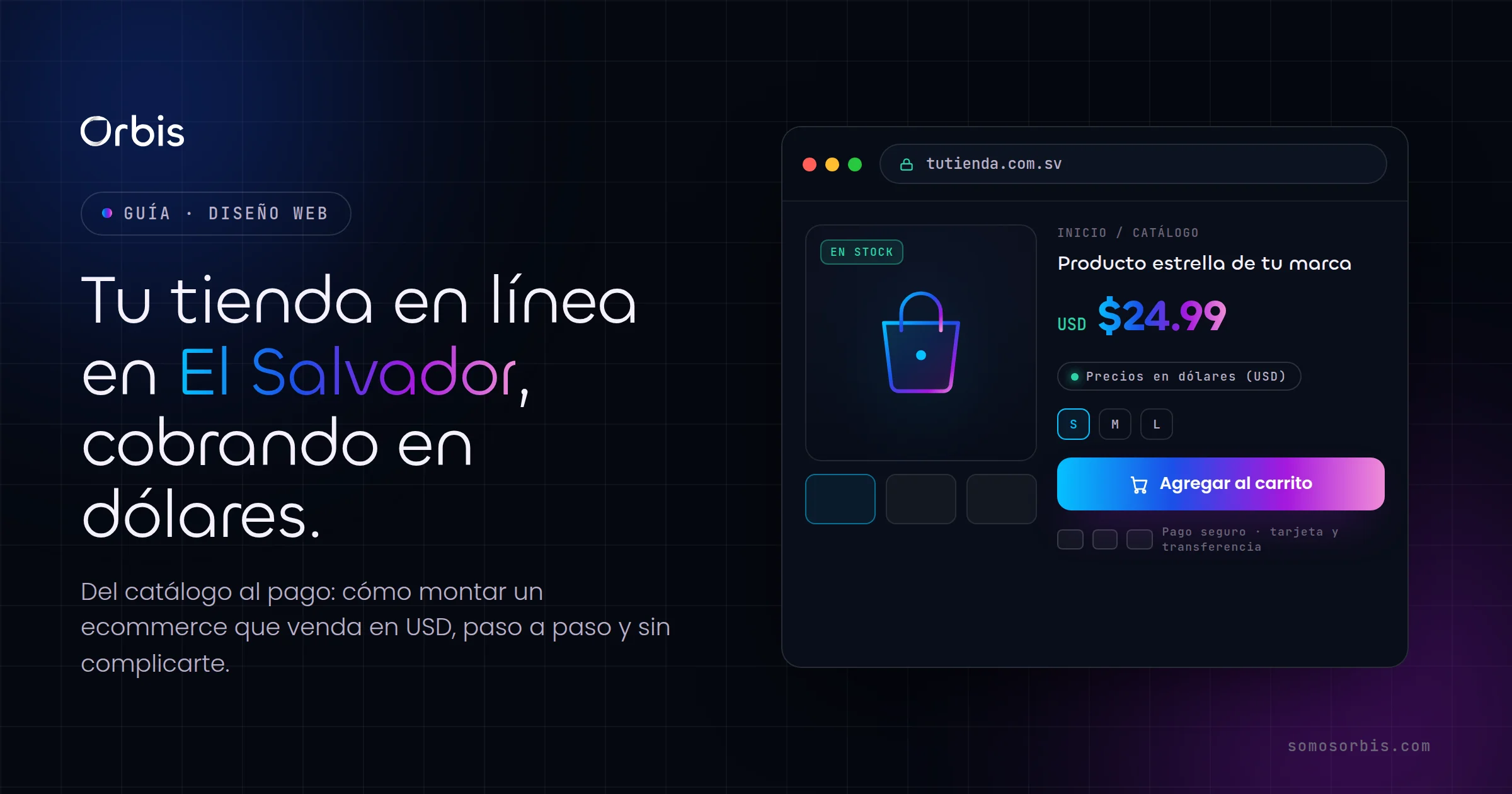 Cómo crear una tienda en línea en El Salvador (en dólares)