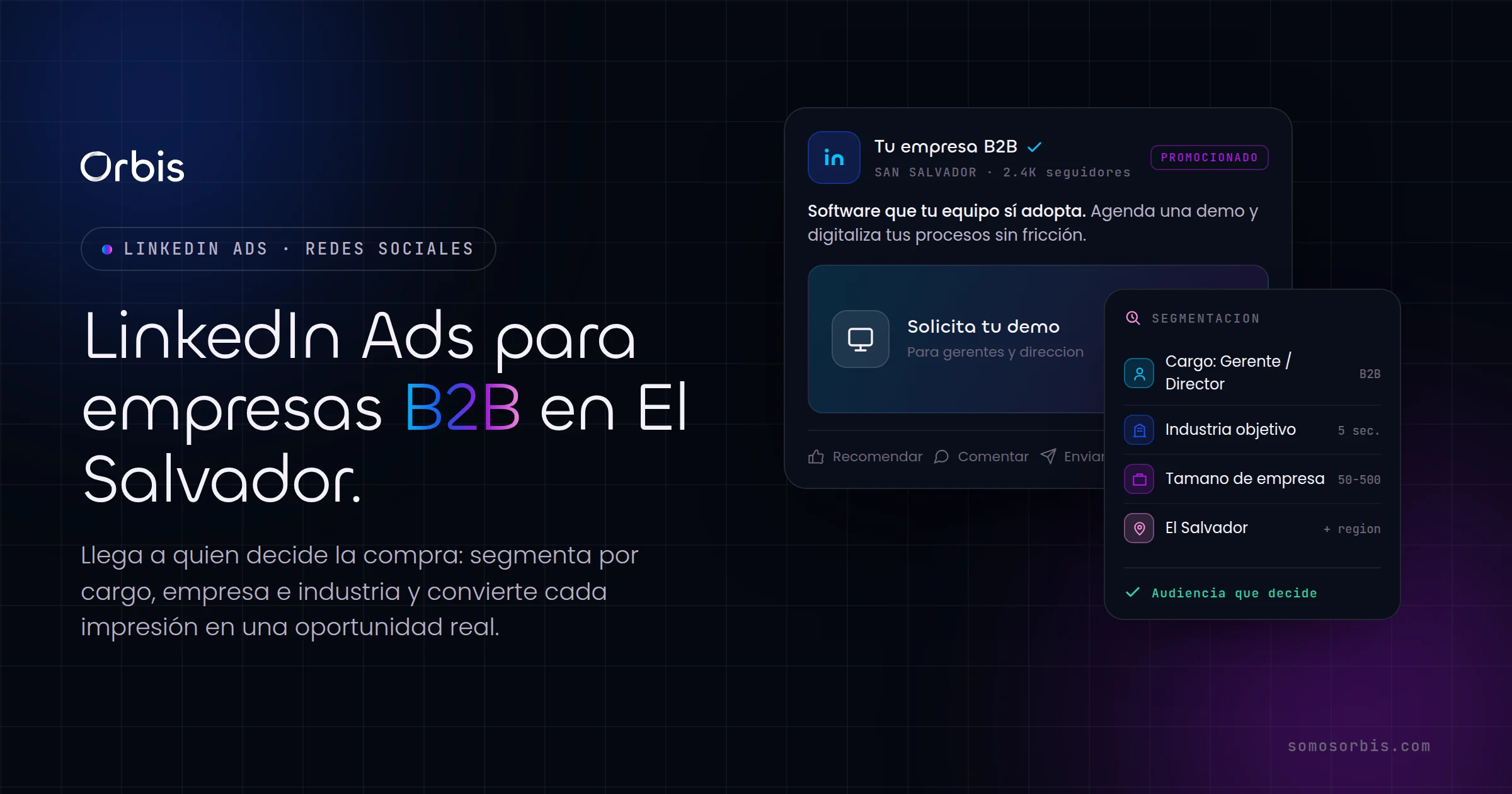 LinkedIn Ads para empresas B2B en El Salvador