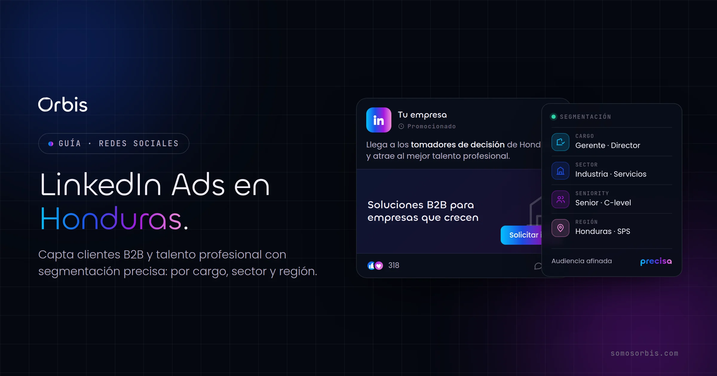 LinkedIn Ads en Honduras: capta clientes B2B y talento profesional con segmentación precisa