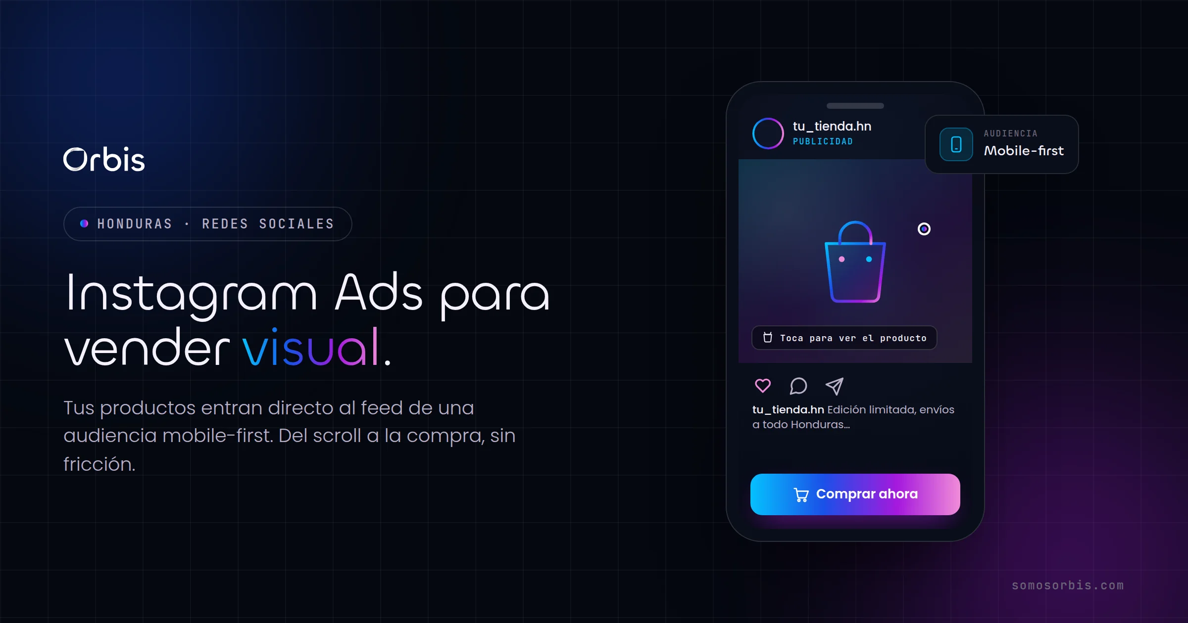 Instagram Ads en Honduras: vende productos visuales a una audiencia mobile-first