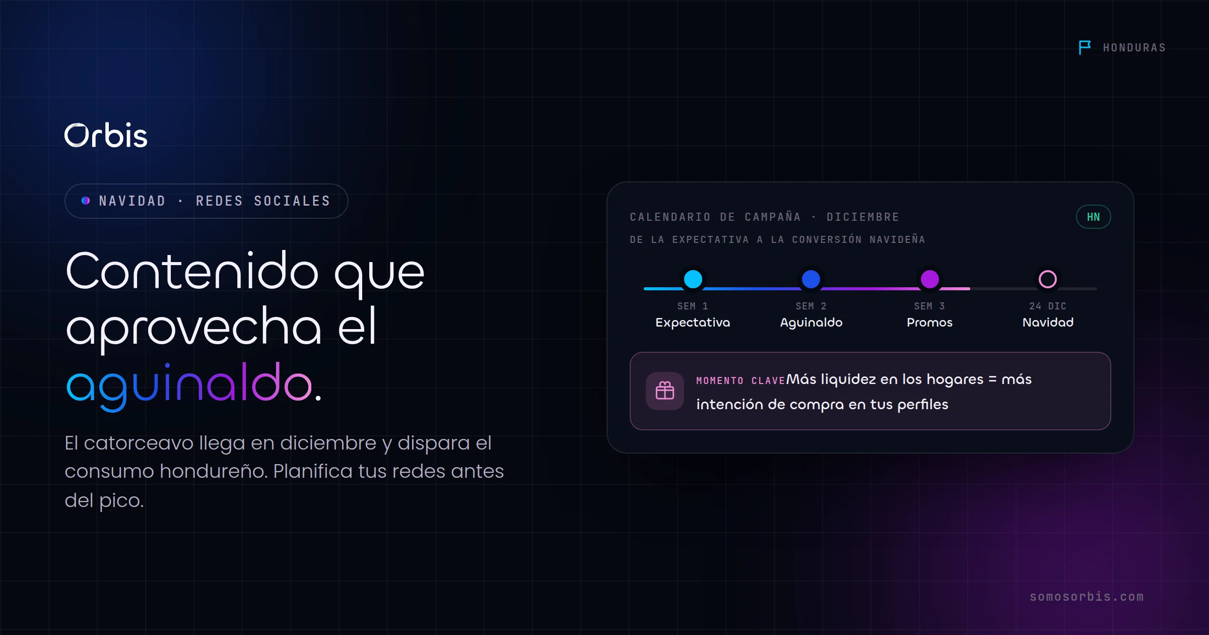 Redes sociales en la temporada navidena hondurena: contenido que aprovecha el aguinaldo