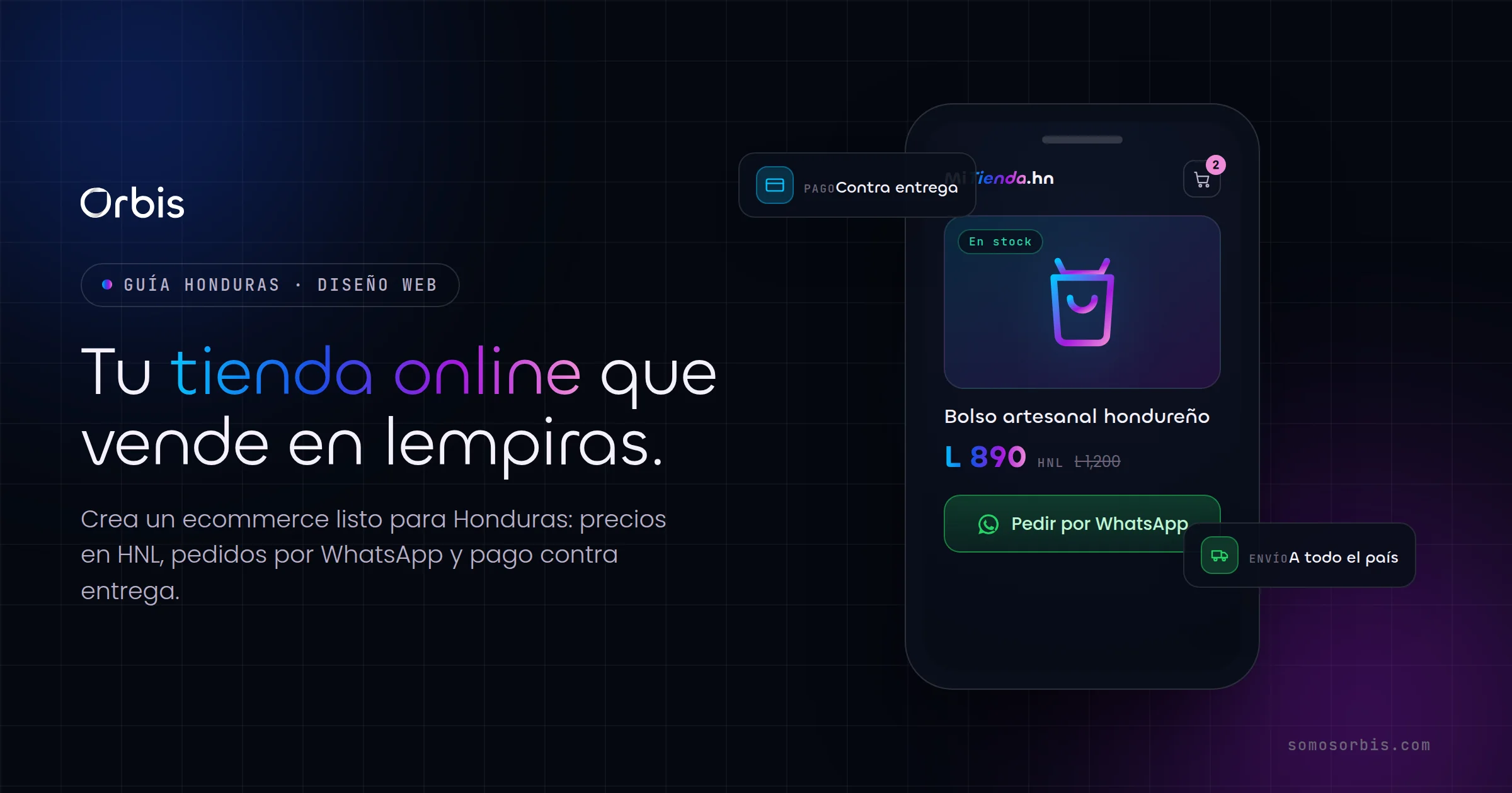 Cómo crear una tienda online en Honduras: ecommerce que vende en lempiras y por WhatsApp