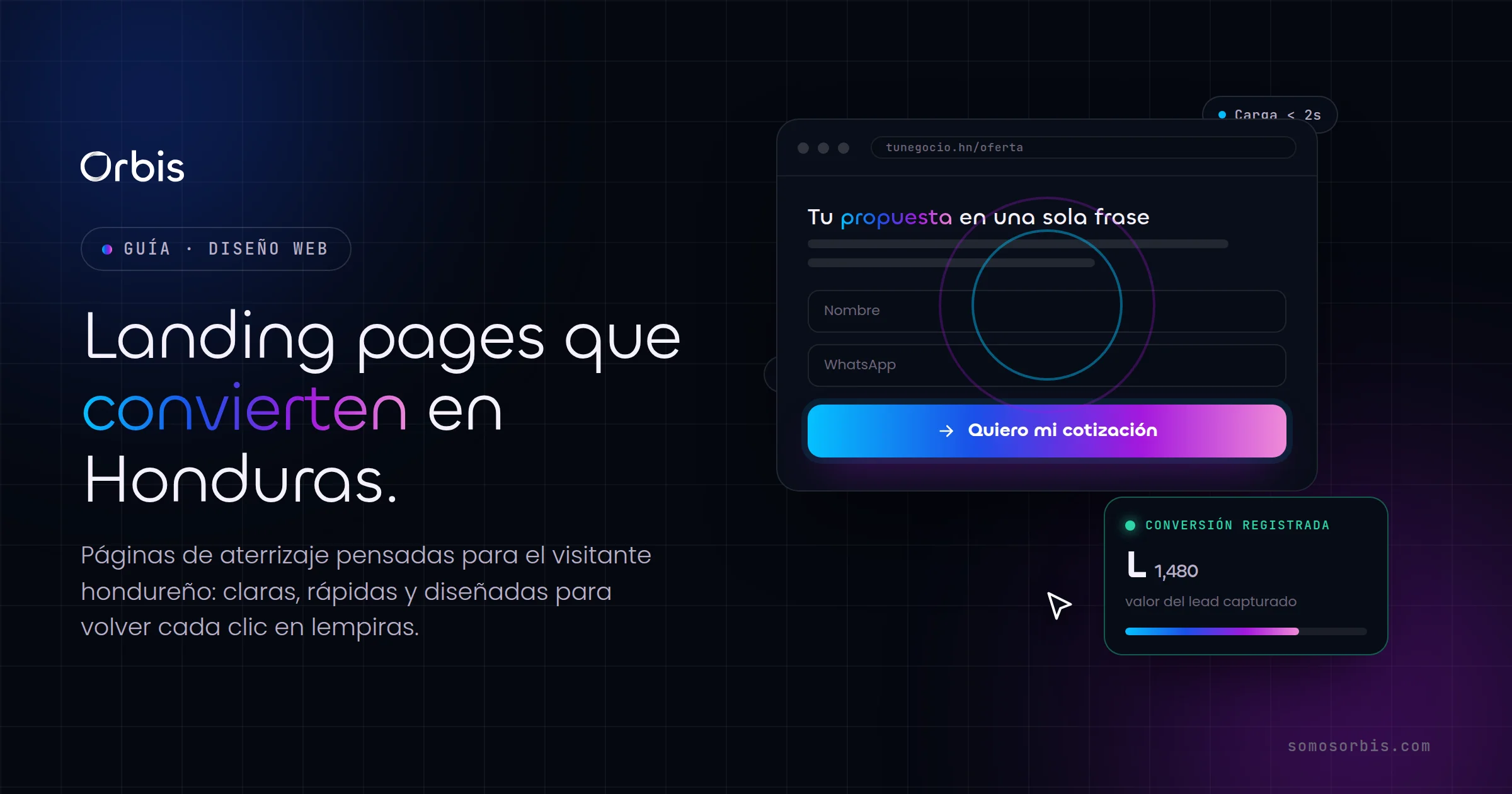 Landing pages en Honduras: cómo crear páginas de aterrizaje que convierten en lempiras