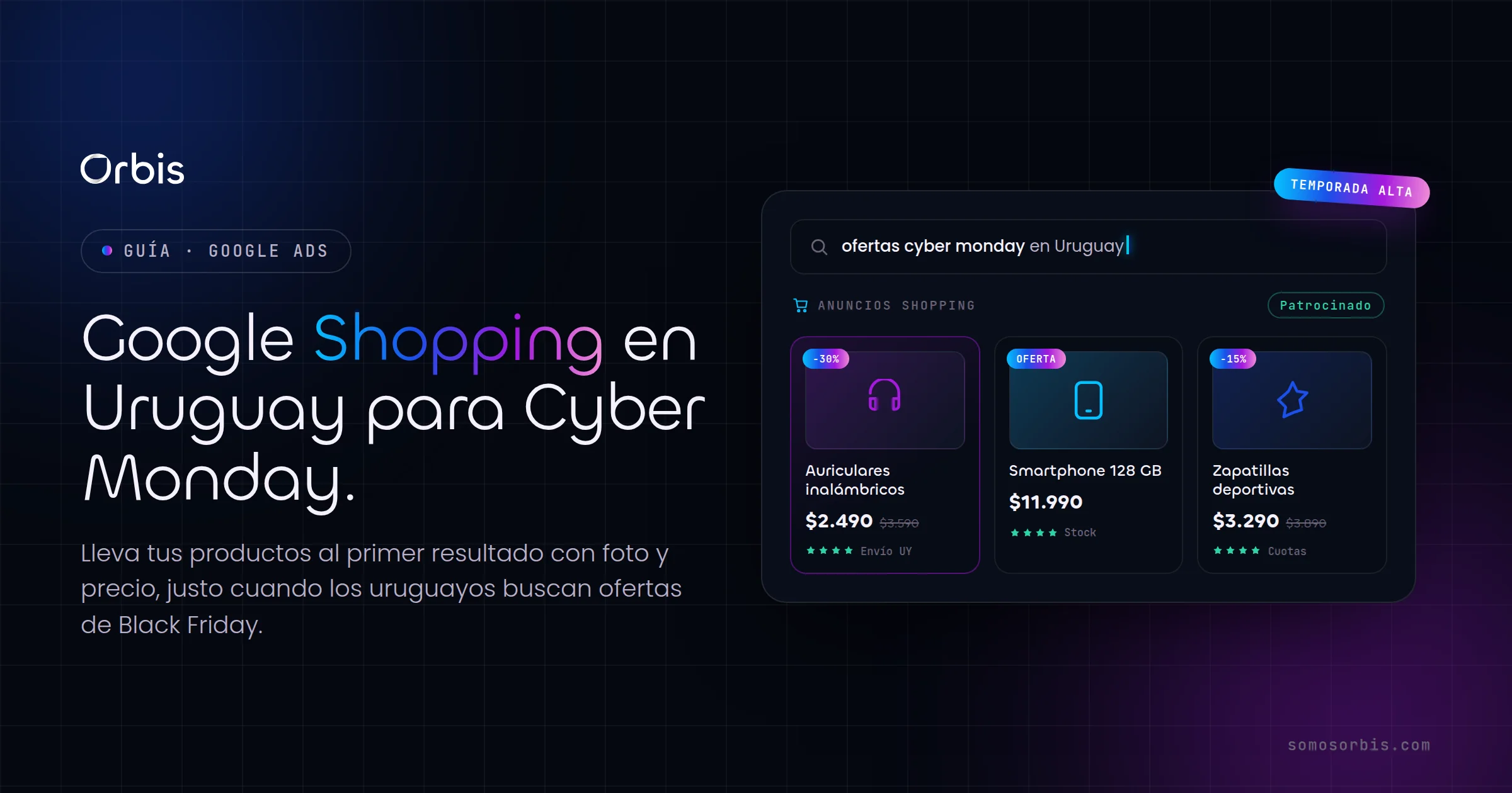 Google Shopping en Uruguay: como vender productos en Cyber Monday y Black Friday