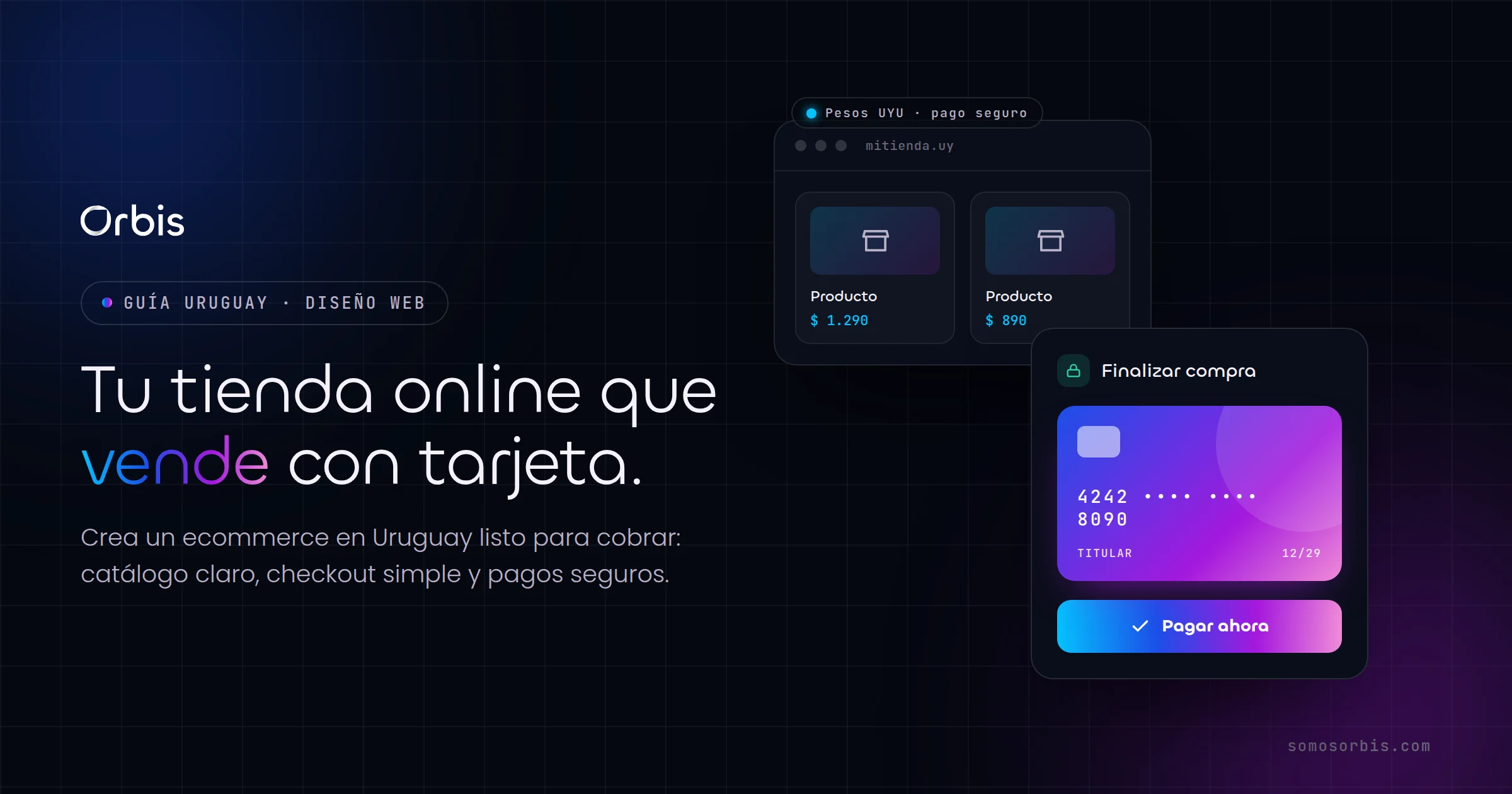 Tienda online en Uruguay: cómo crear un ecommerce que venda con tarjeta