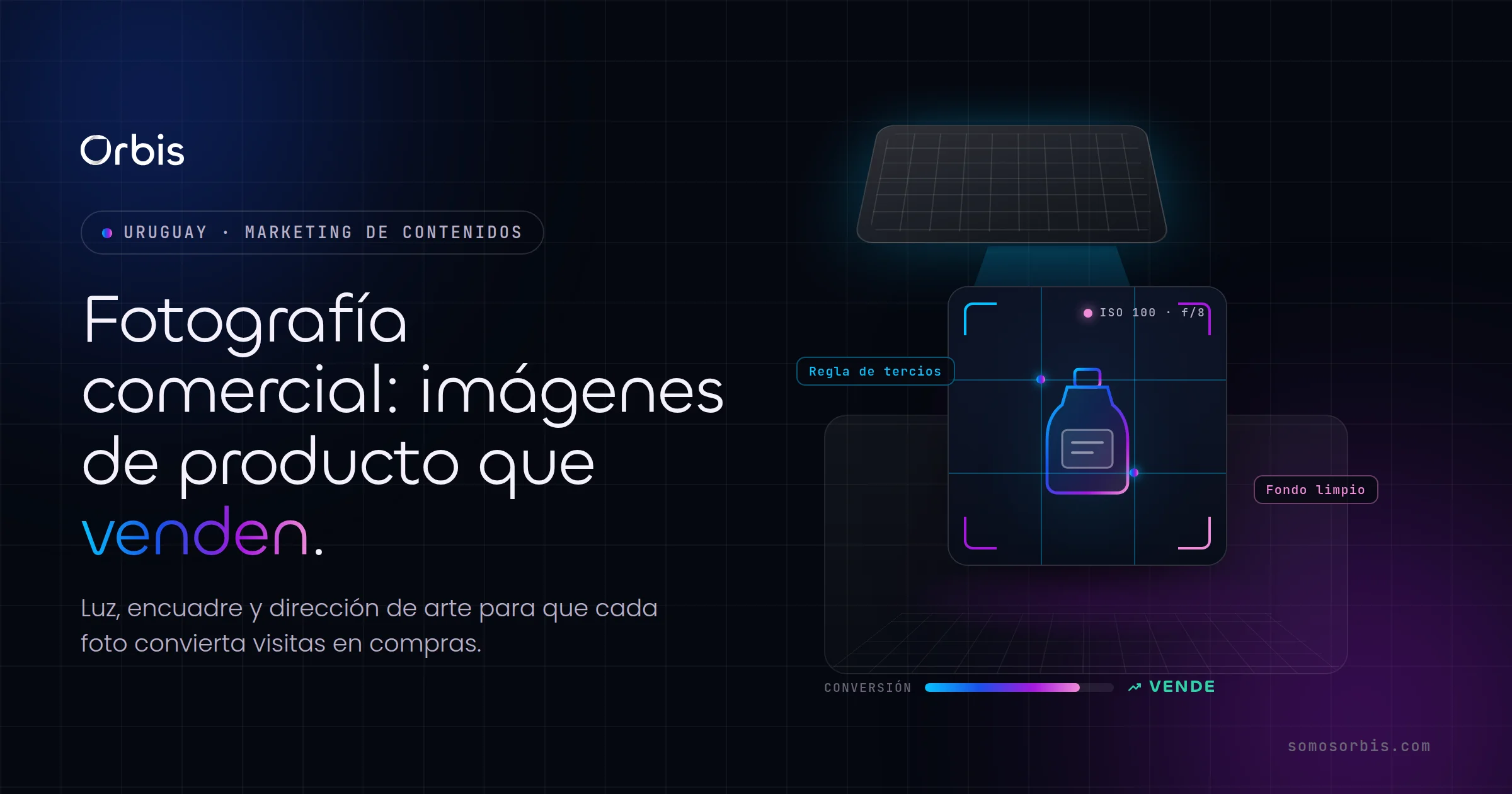 Fotografia comercial en Uruguay: imagenes de producto que venden