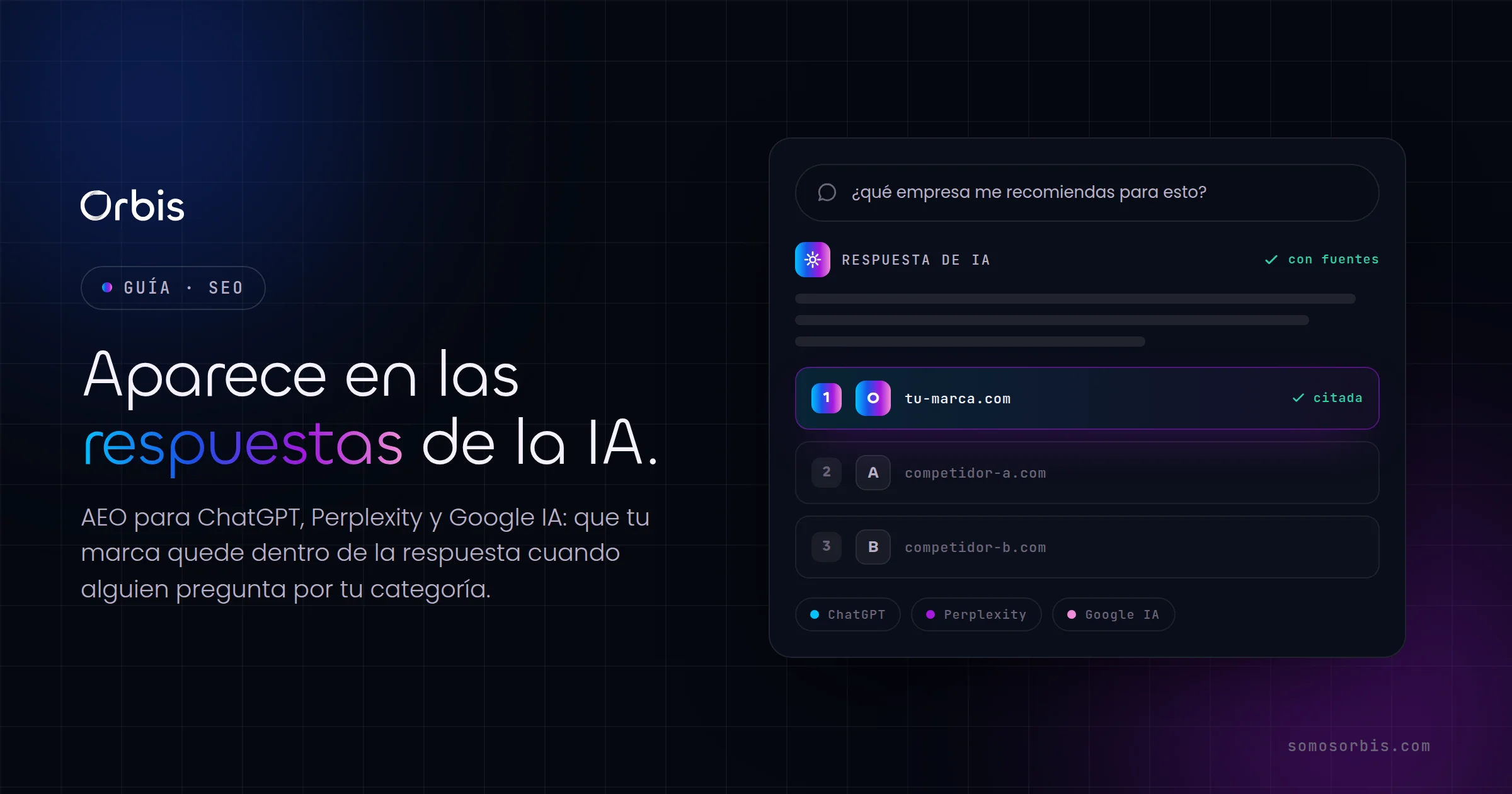 AEO: como aparecer en las respuestas de ChatGPT, Perplexity y Google IA