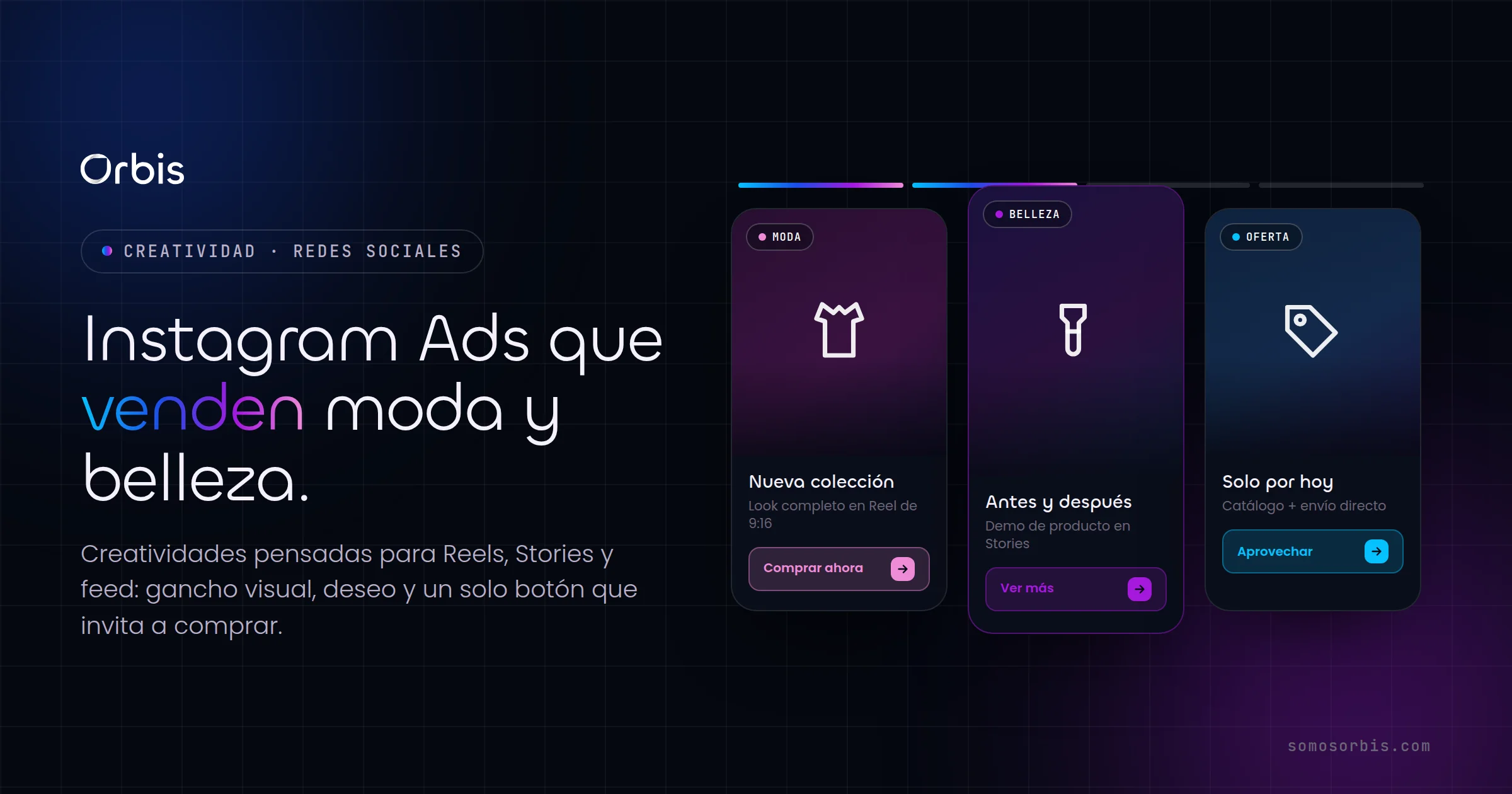 Instagram Ads para tiendas de moda y belleza: creatividades que venden