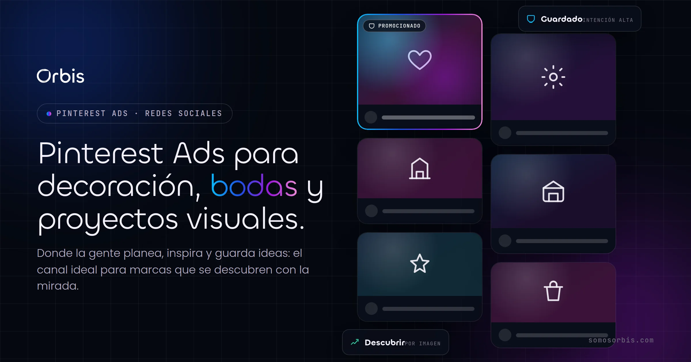 Pinterest Ads: ideal para decoracion, bodas y proyectos visuales