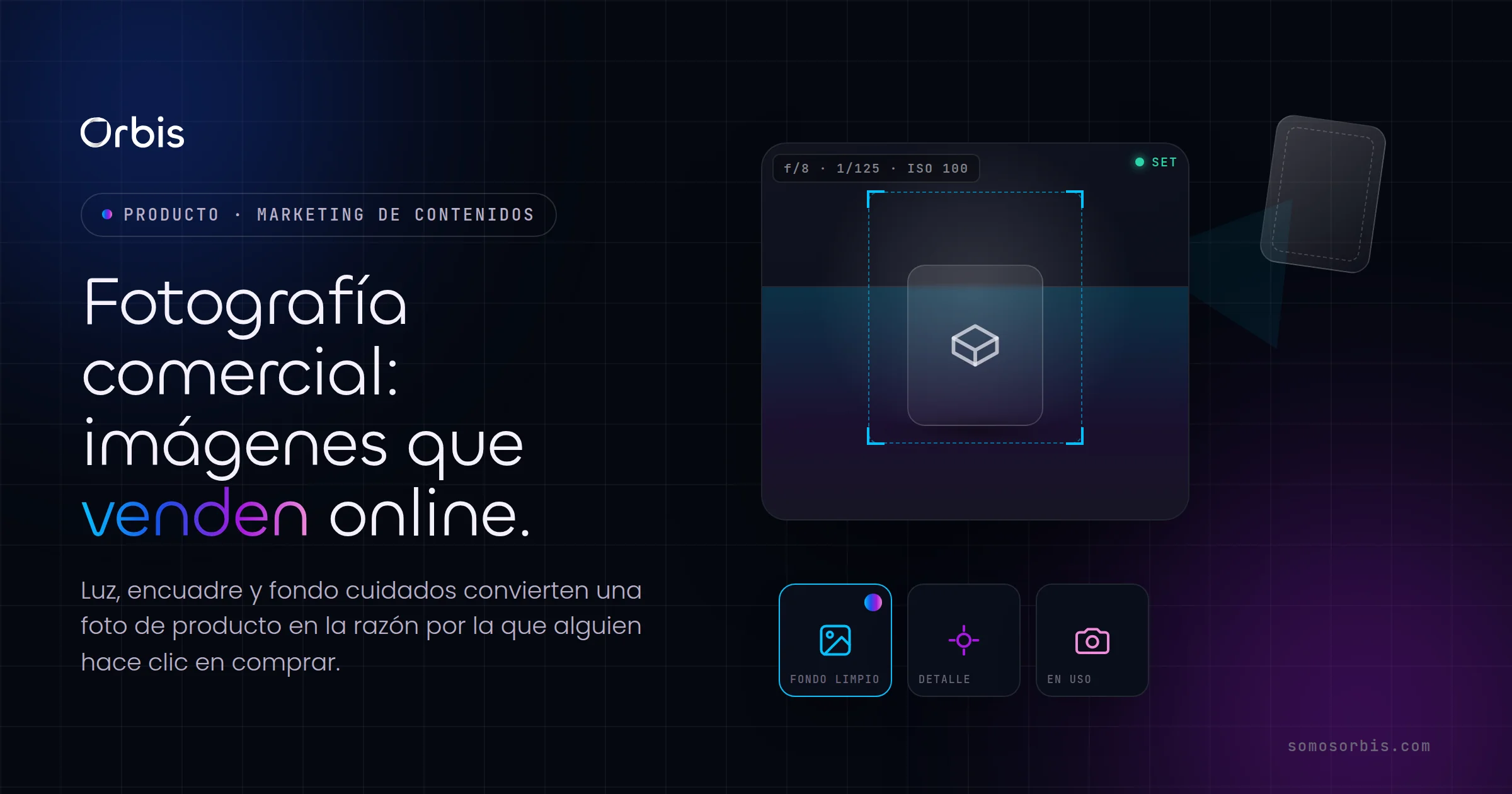 Fotografia comercial: imagenes de producto que venden online