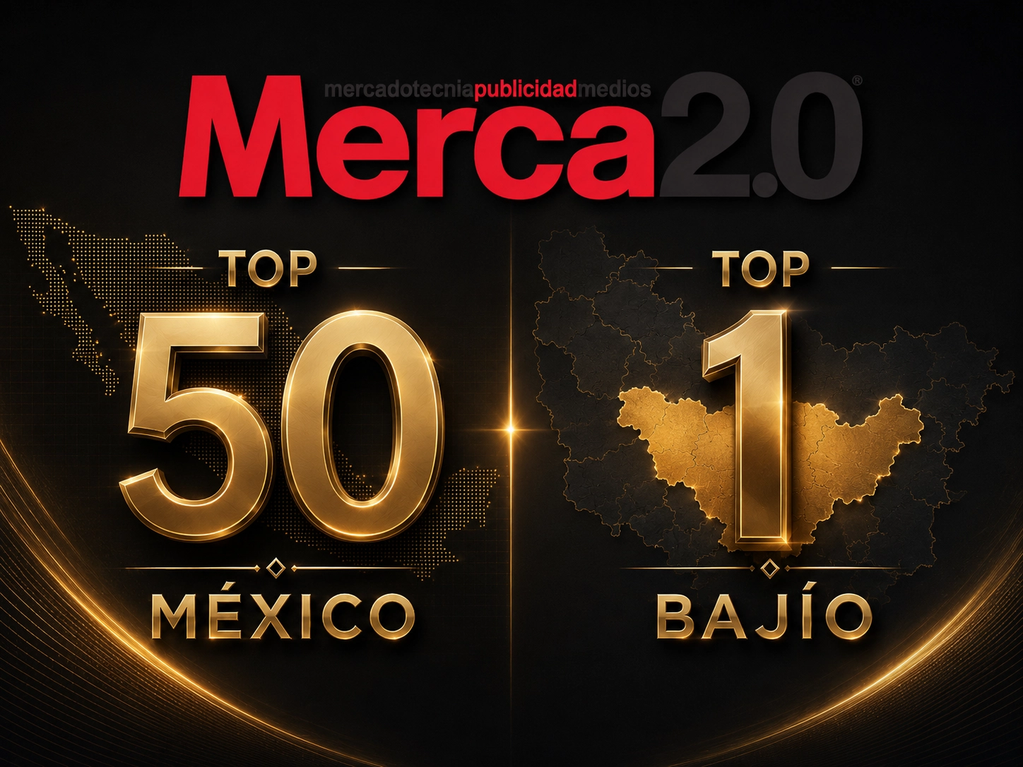 Orbis dentro del Top 50 nacional y número 1 en el Bajío por Merca 2.0 en 2026