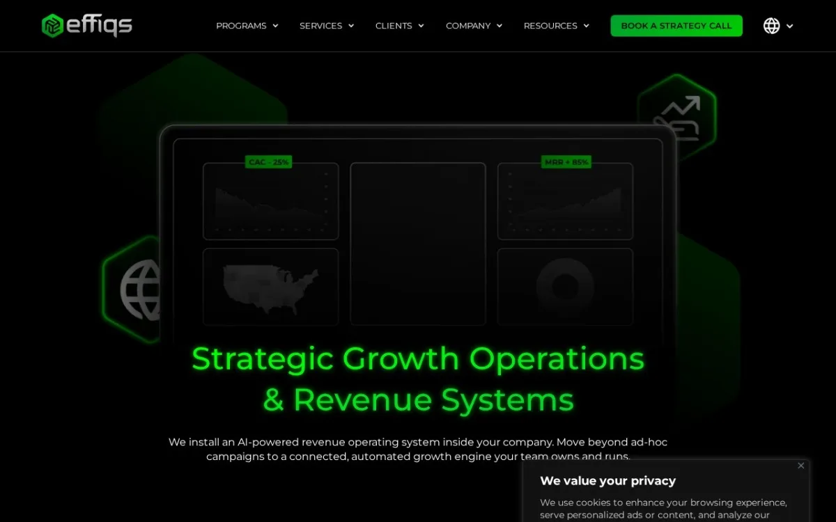 Sitio web de Effiqs