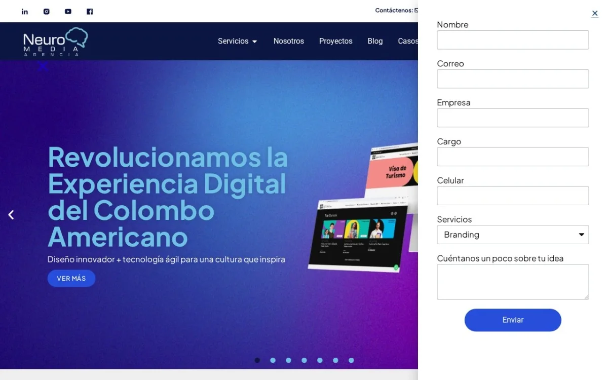 Sitio web de Neuromedia
