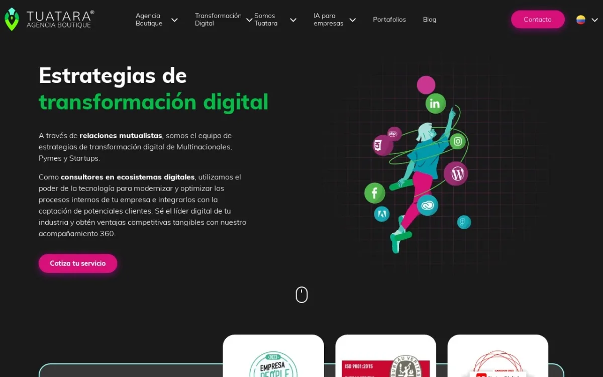 Sitio web de Tuatara