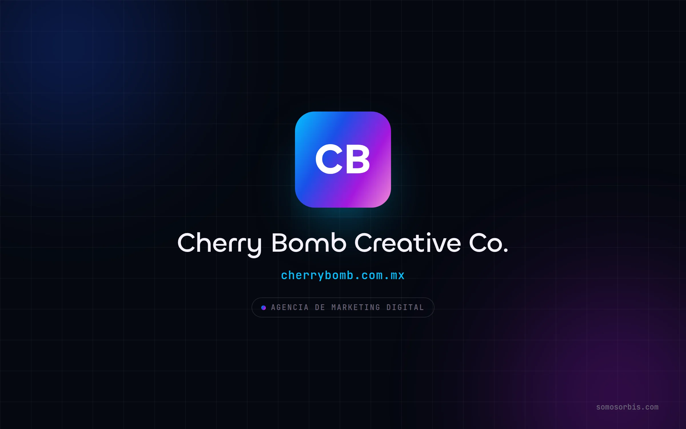 Sitio web de Cherry Bomb Creative Co.