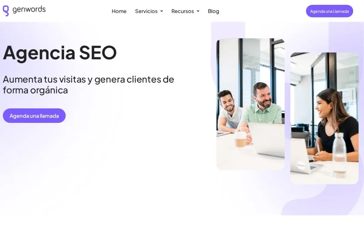 Sitio web de Genwords