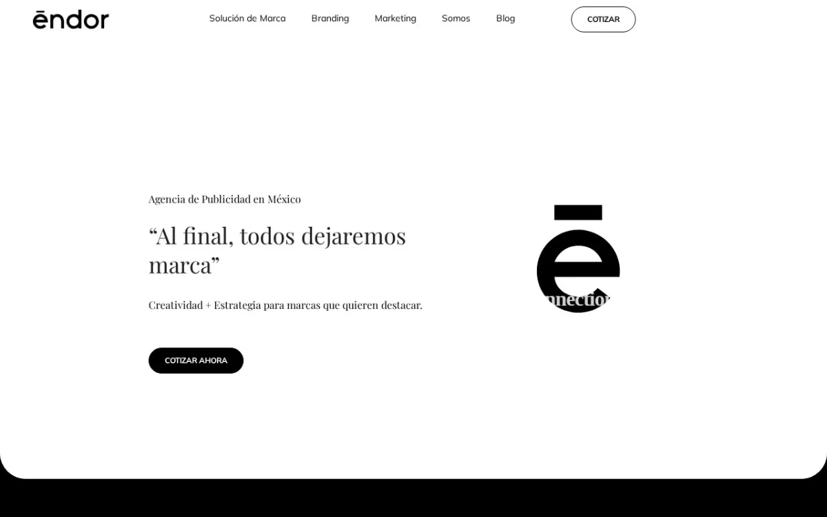 Sitio web de Grupo Endor