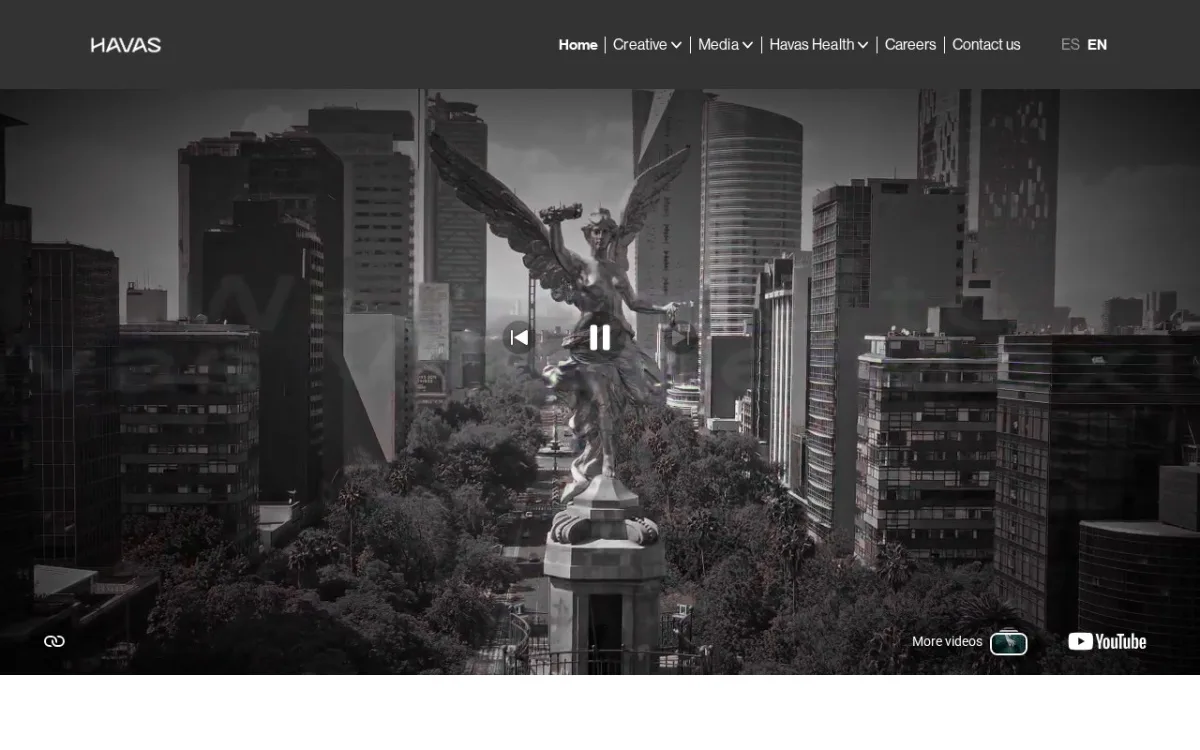 Sitio web de Havas México