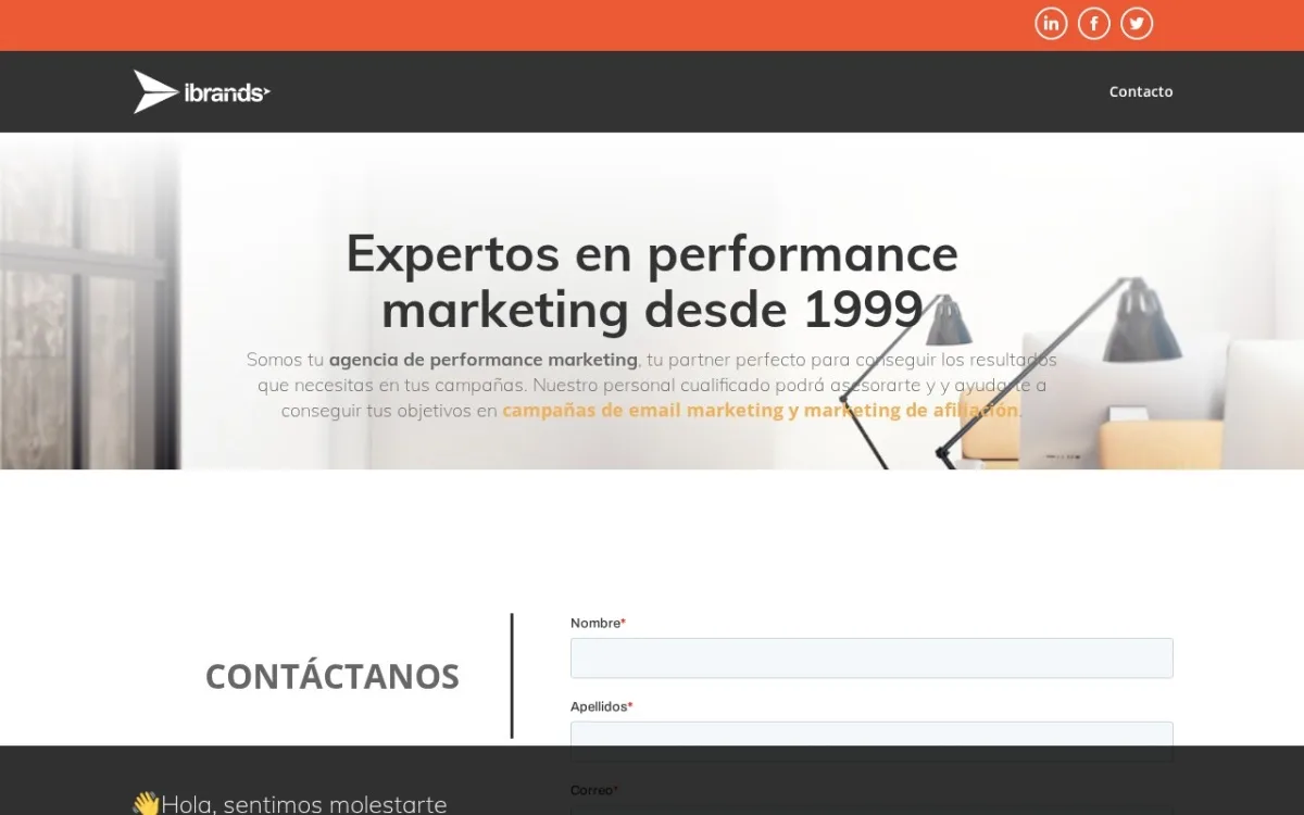 Sitio web de IBrands